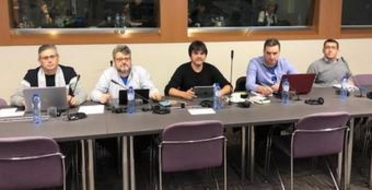CCOO thyssenkrupp en reunion en Bruselas